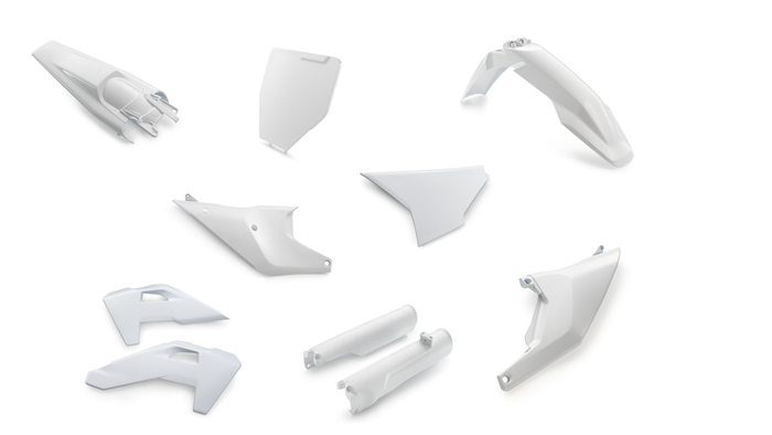 HUSQVARNA plastmasu kompl 125-450 '25-'26 white