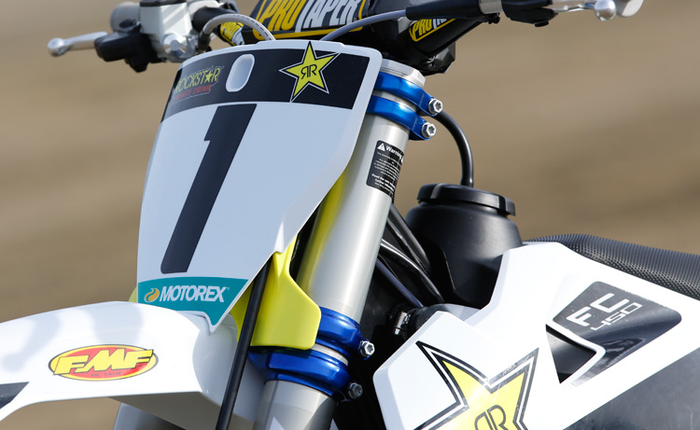 HUSQVARNA front number plate MX 450 Rockstar '24-'25