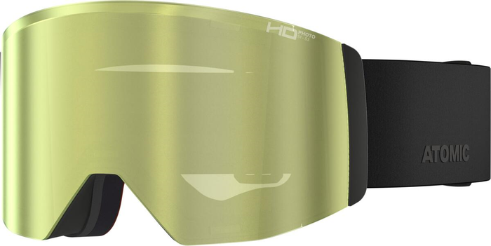 ATOMIC brilles Four Q L HD black w/green gold HD Photo C1-3