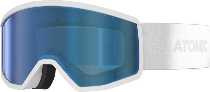 ATOMIC brilles JR Four XS Flash white w/blue flash C2