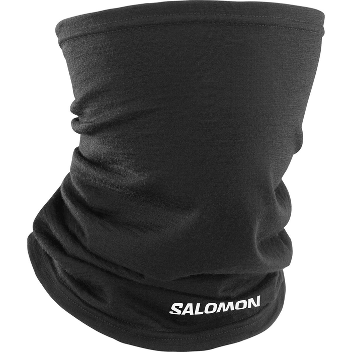 SALOMON kakla sildītājs Merino Neck gaiter black
