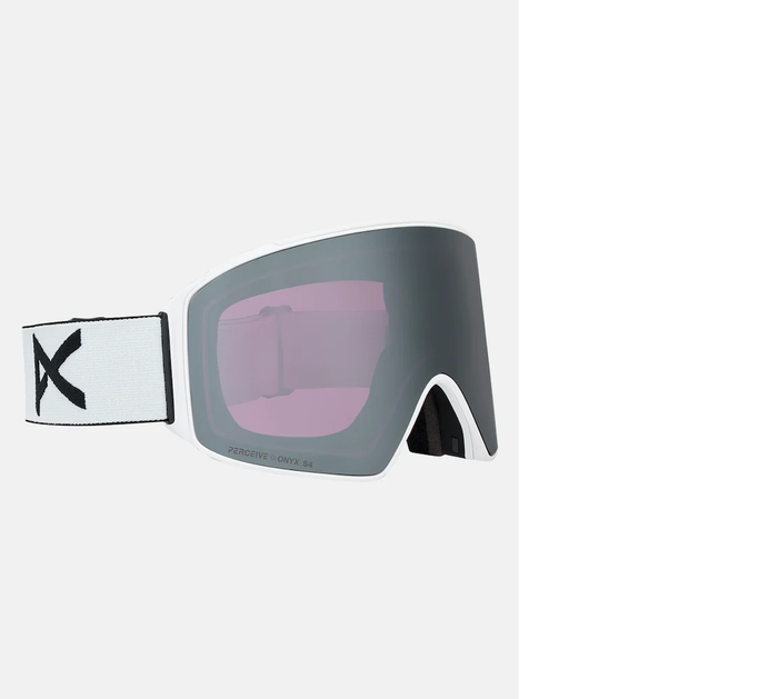 ANON goggles M4S Cylindrical white w/perceive sunny onyx C4 /variable violet C2