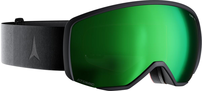 ATOMIC Revent JR S Flash black w/green flash C2 brilles