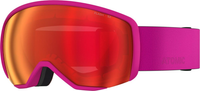 ATOMIC Revent JR S Flash pink w/red flash C2 goggles