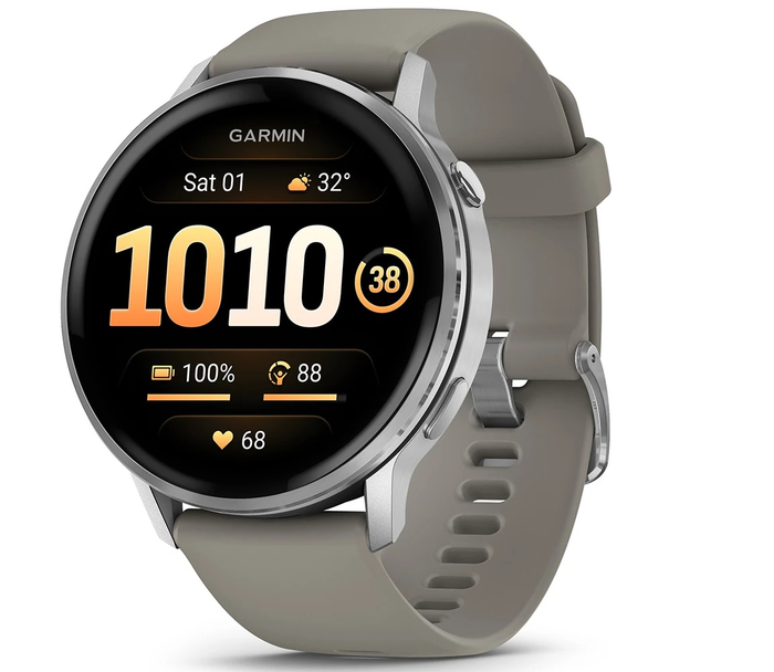 GARMIN Venu 4 GPS WiFi 45mm black/silver