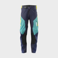 HUSQVARNA pants Kids Railed black/yellow/navy