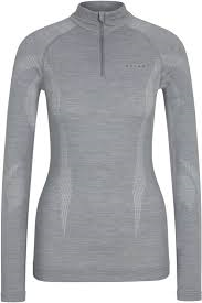 FALKE termokrekls WT Longsleeve Zip women grey