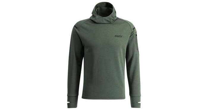 SWIX distanču slēpošanas jaka Pace Midlayer pine green