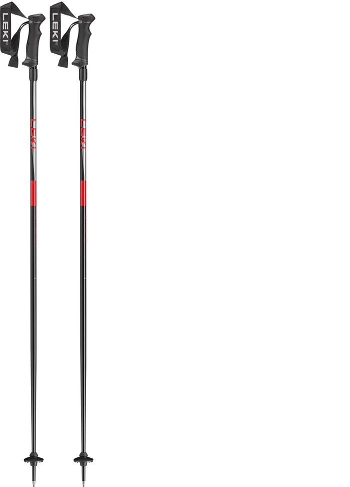 LEKI Hot Shot black/silver/red nūjas