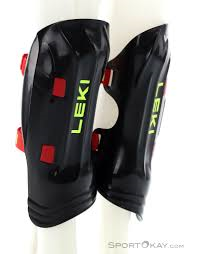 LEKI Shin Guard WC Pro black kāju aizsargi