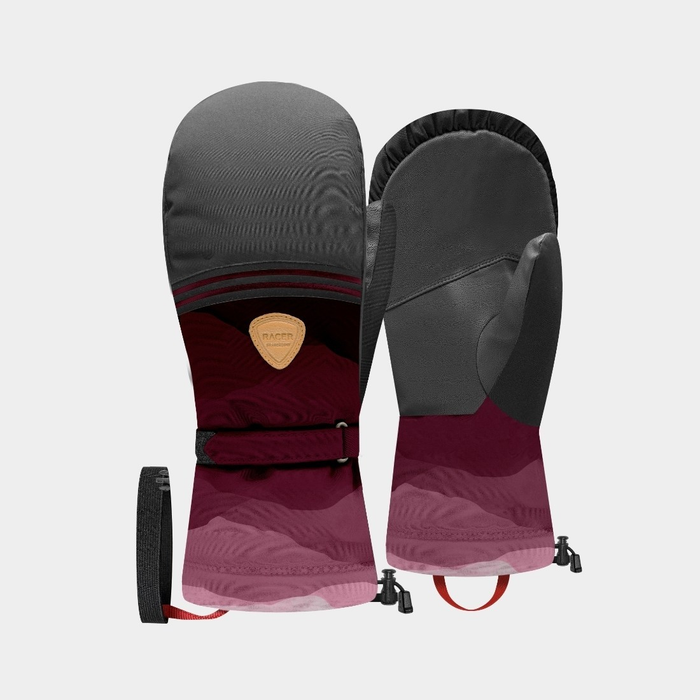RACER W Map 6 Mitt black/pink dūraiņi
