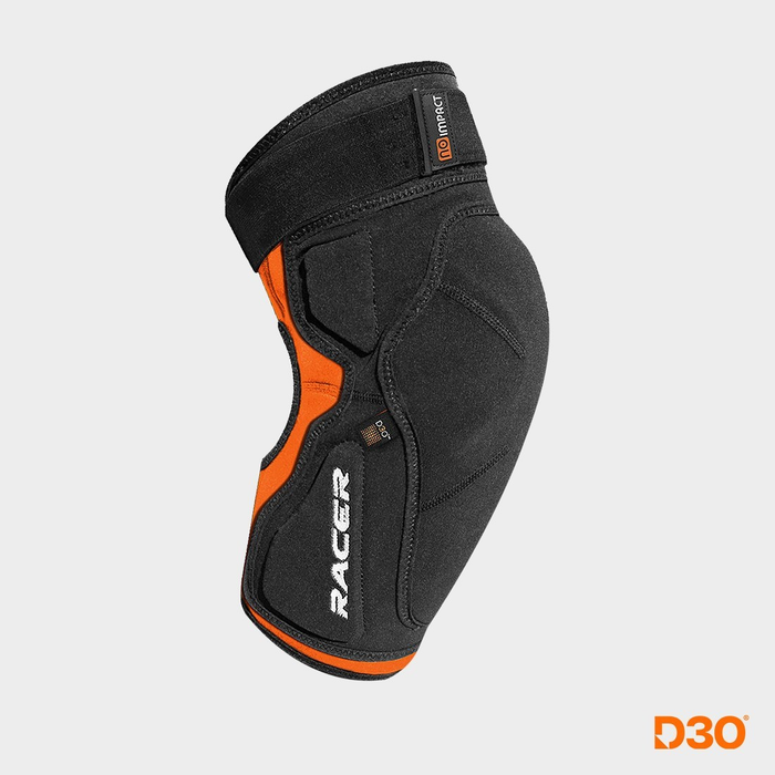 RACER D3O Profile Knee guards black/orange