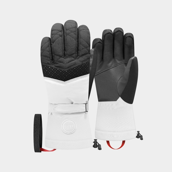 RACER W Aloma 6 black/white cimdi