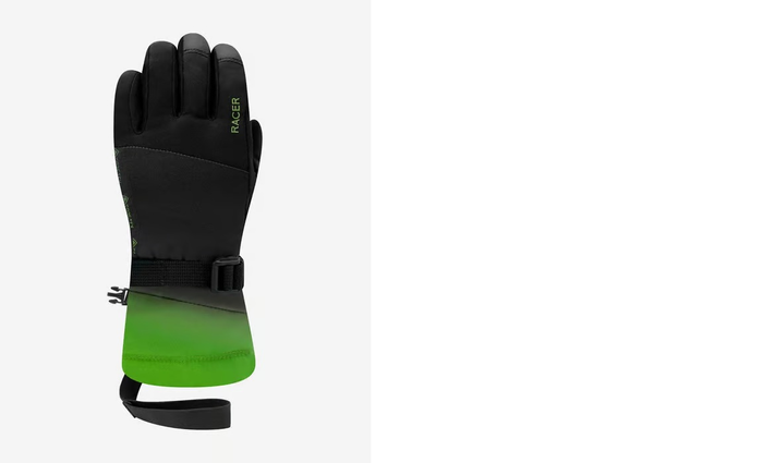 RACER Kids Giga 6 GTX black/green cimdi