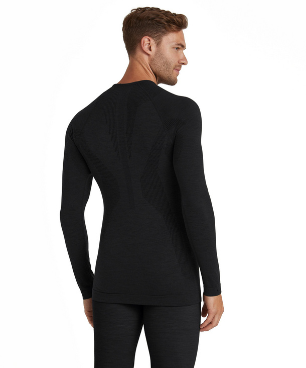 FALKE WT Longsleeve Zip black termokrekls