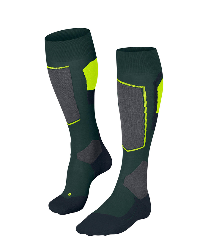 FALKE SK4 Advanced dark green/green zeķes