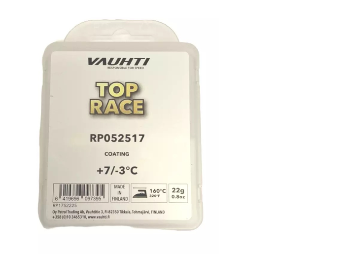VAUHTI Top Race RP052517 +7/-3 22g vasks