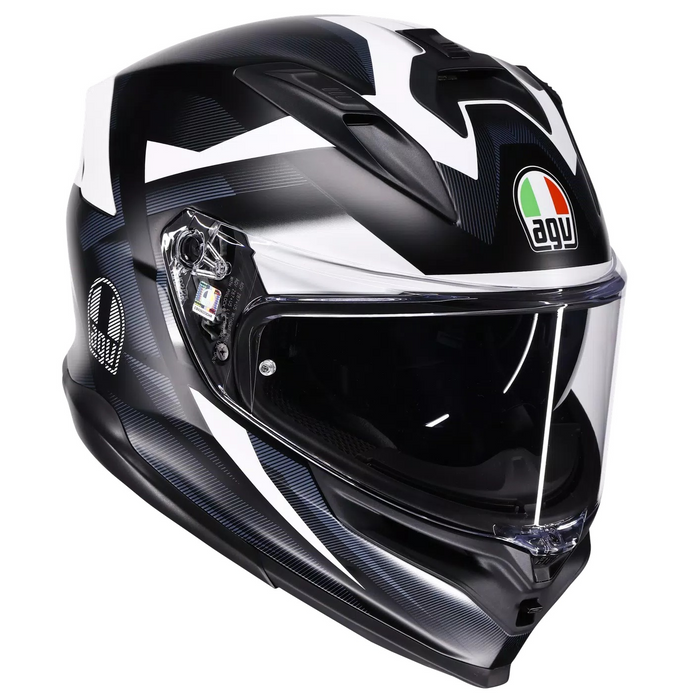 AGV K7 Glimpse matt black/white ķivere