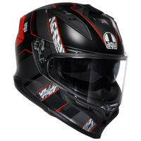 AGV K7 Kyber matt black/red ķivere