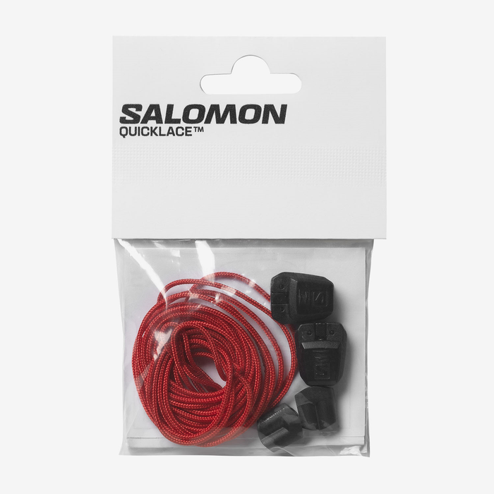 SALOMON quick laces footwear Quicklace Kit red/black