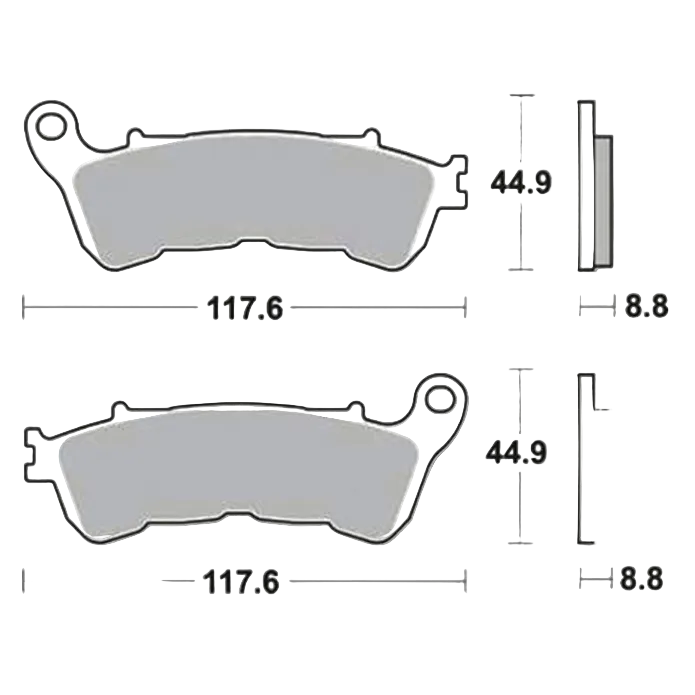 LUCAS brake pads MCB776SRM