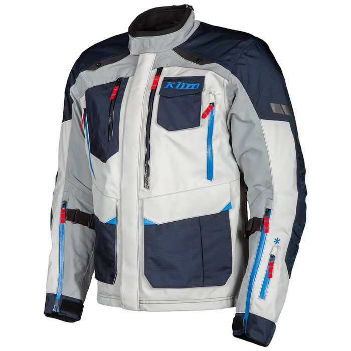 KLIM moto jaka Carlsbad tumši zila/pelēka