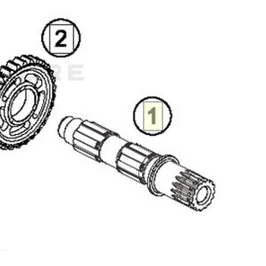 HUSQVARNA ass Counter Shaft TC/TE 125/150 '19
