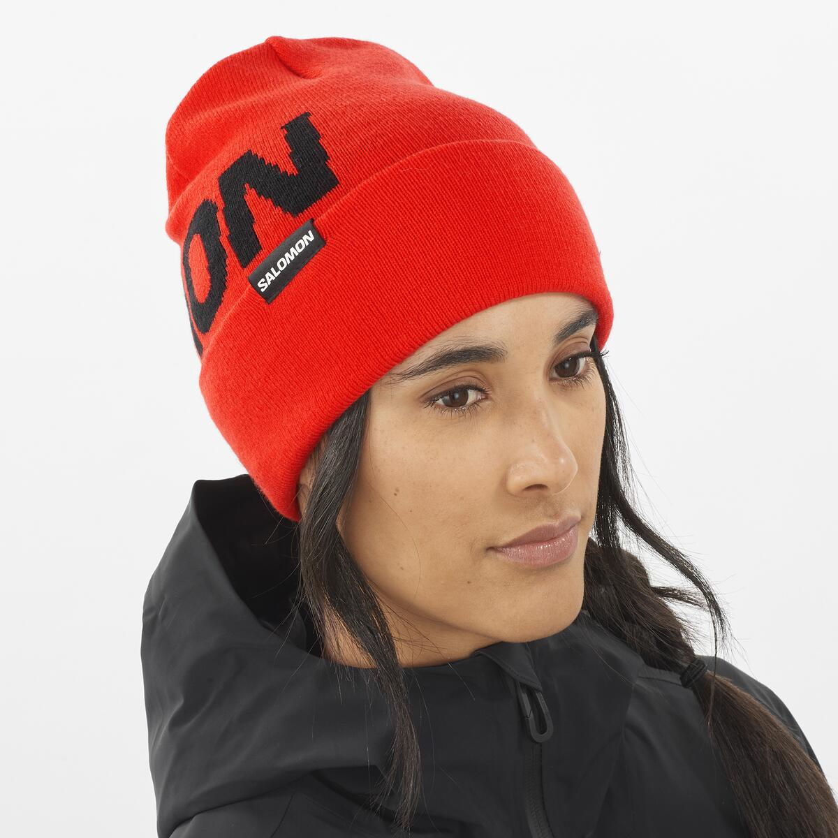 salomon-cepure-hermitage-beanie-cherry-red