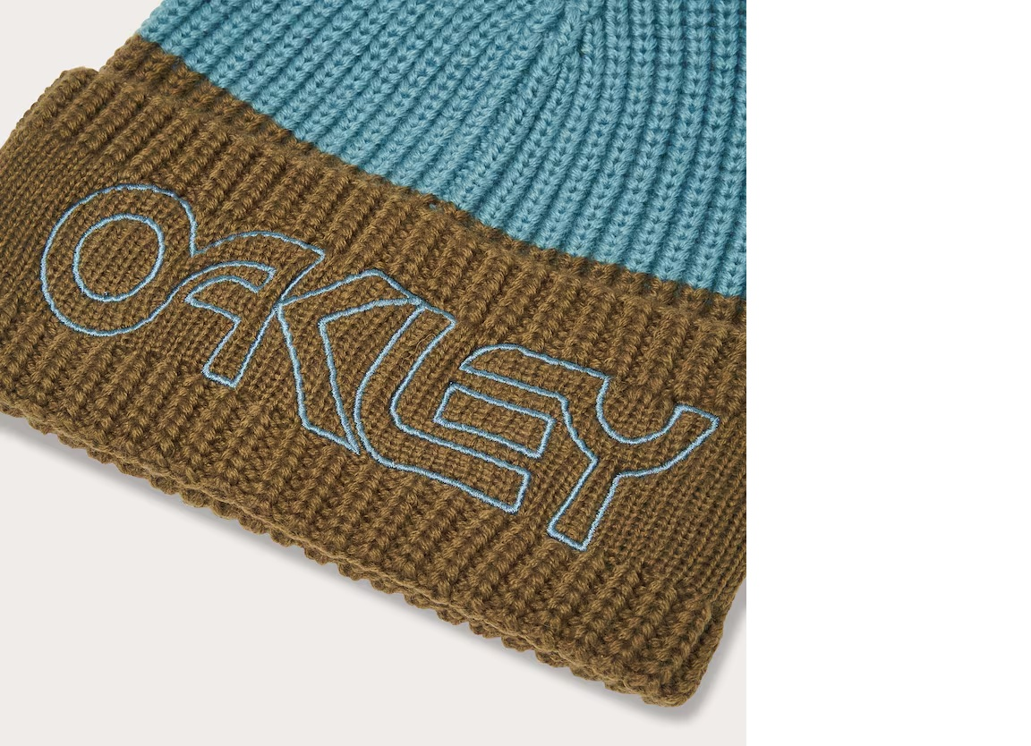 oakley-cepure-ziemas-tnp-deep-cuff-beanie-army-green-blue