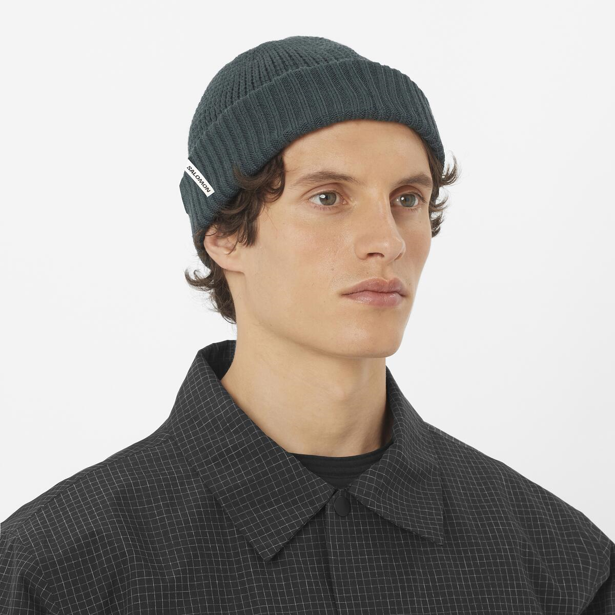 salomon-cepure-docker-beanie-dark-green