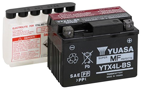 YUASA battery YTX4L-BS