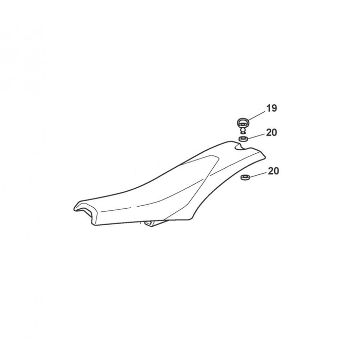 HUSQVARNA bolt seat mounting '10-