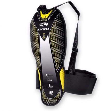 CLOVER bruņa muguras Back Pro 5 EXT Level2 black/green