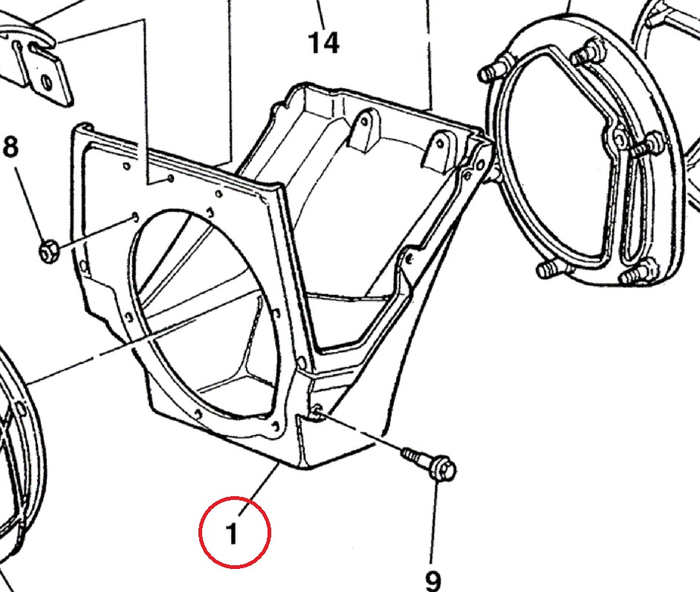 HUSQVARNA plastmasa filtra kaste