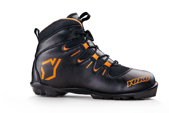 YOKO distanču slēpošanas zābaki YXB3 JR black/orange