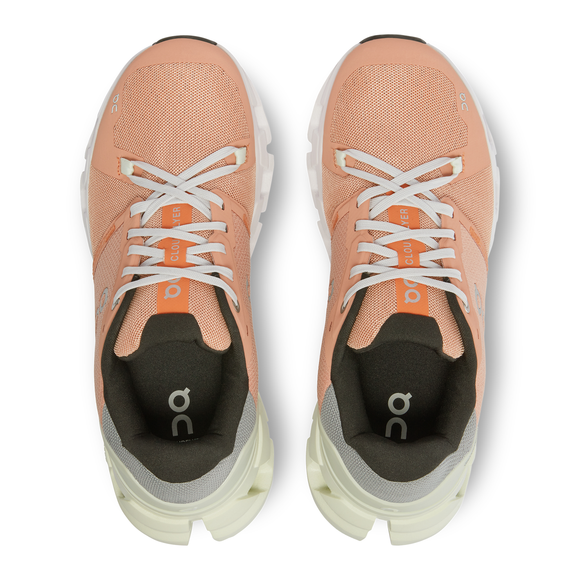 on-apavi-cloudflyer-4-w-peach-light-green