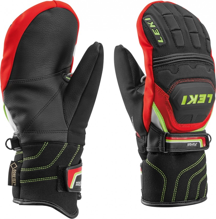 LEKI gloves WC Race JR Coach Flex GTX Mitt black/red