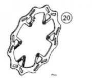 husqvarna-disks-bremzu-pr-260mm-125-501-16-23