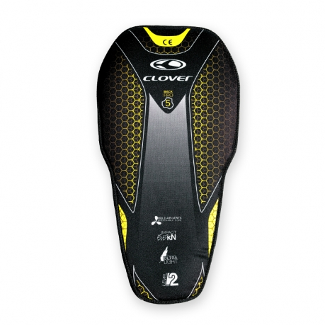 CLOVER bruņa muguras Back Pro5 INS Level2 black/yellow