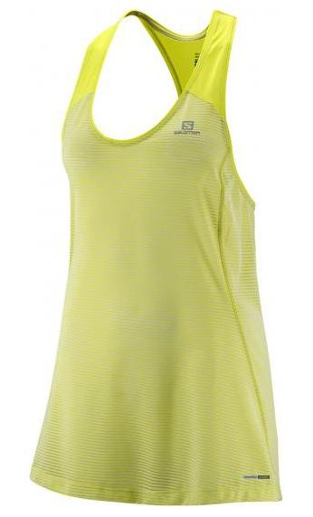 SALOMON sleeveless shirt Elevate Tank Tunic W fluo yellow