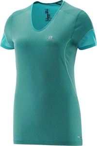 SALOMON shirt SS Trail Runner Tee W blue