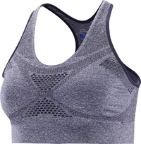 SALOMON krūšturis sporta Medium Impact Bra W grey