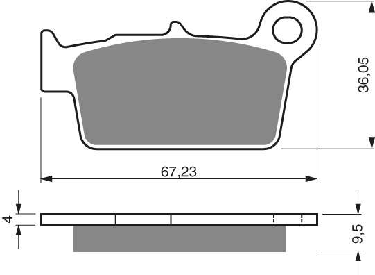 GOLDFREN brake pads r  RMZ/YZF 250/450 K5