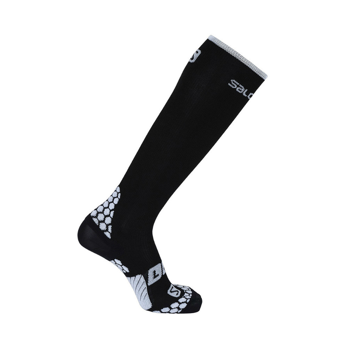 SALOMON zeķes S-Lab Recovery Compression black/white