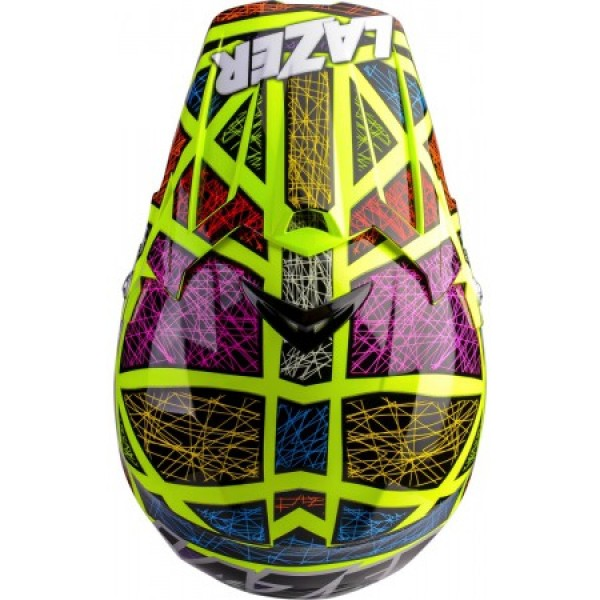 LAZER ķiveres nadziņš MX7 Centrik white/multi
