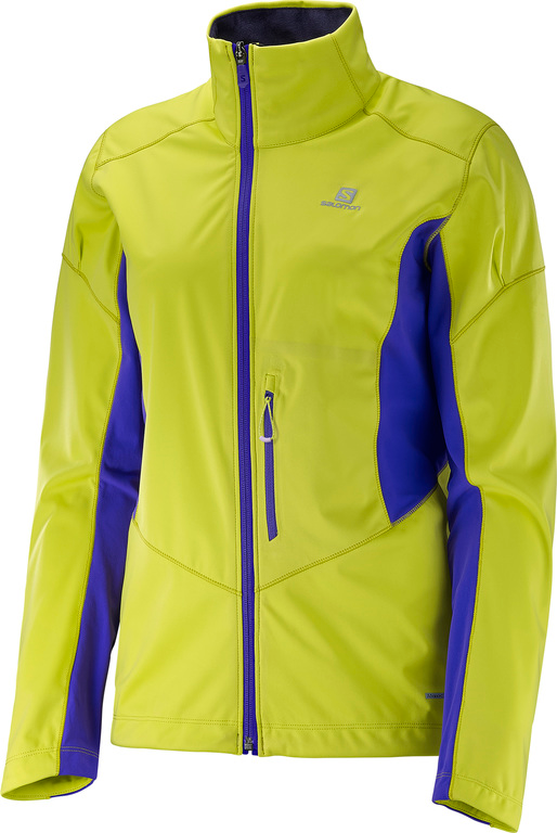 SALOMON distanču slēpošanas jaka W Lightning Softshell yellow/violet