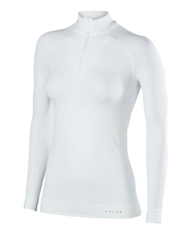 FALKE termokrekls LS Zip Women MW white