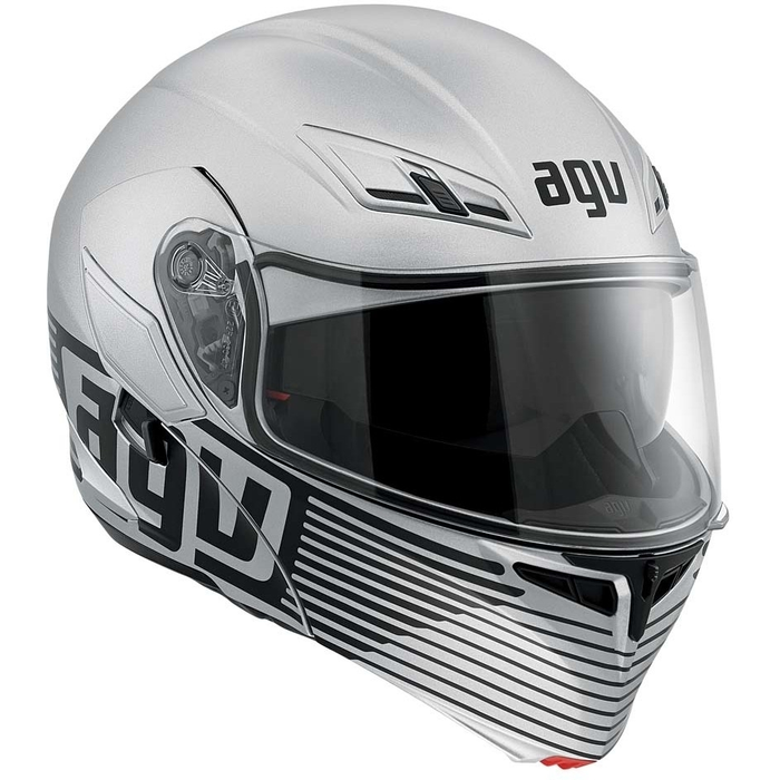 AGV Compact Audax Helmet Silver Matt/Black