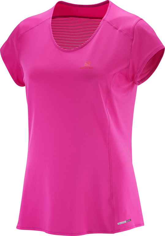 SALOMON shirt SS Comet Plus Tee W pink