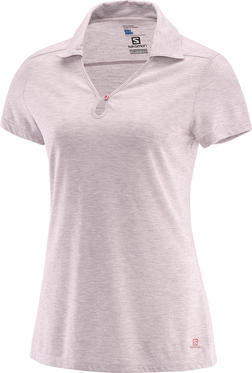 SALOMON shirt polo Ellipse W grey
